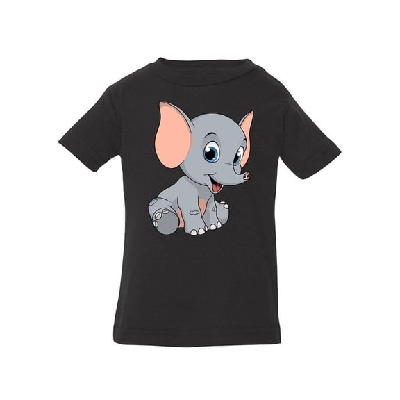 Cute Funny Baby Elephant T-Shirt Infant -Image by Shutterstock,  12 Months