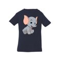 thumbnail image 1 of Cute Funny Baby Elephant T-Shirt Infant -Image by Shutterstock,  24 Months, 1 of 4