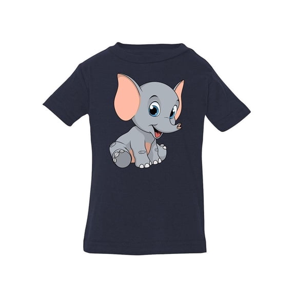 Cute Funny Baby Elephant T-Shirt Infant -Image by Shutterstock, 24 Months