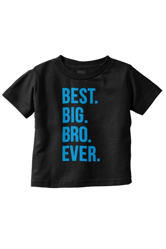 Cute Funny Best Big Bro Older Brother Youth T Shirt Tee Boys Infant Toddler Brisco Brands 6M