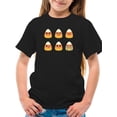 thumbnail image 1 of Cute Funny Candycorn T-Shirt Juniors -Smartprints Designs,  Small, 1 of 4