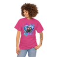 thumbnail image 1 of Cute Funny Cat Lover Heart Shape Karma T-Shirt Unisex Heavy Cotton Tee, 1 of 5