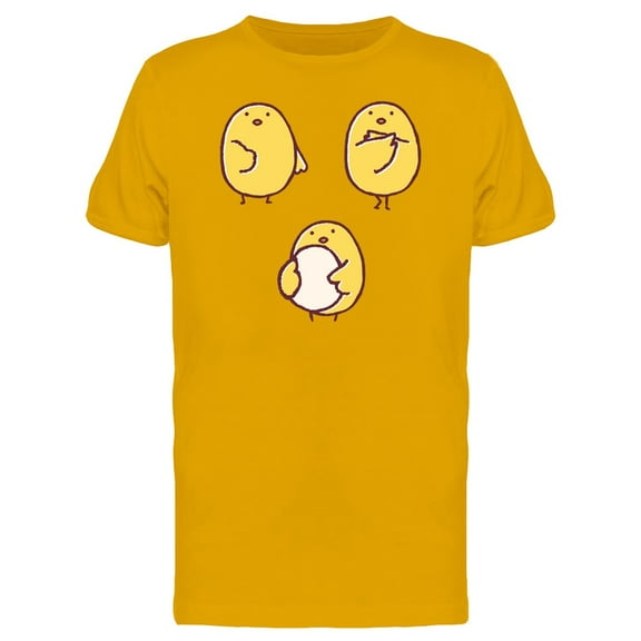 Cute Funny Chicken And Egg T-Shirt Men -Image by Shutterstock, Male Small