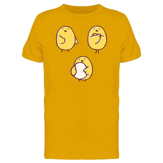 Cute Funny Chicken And Egg Tee Men's -Image by Shutterstock