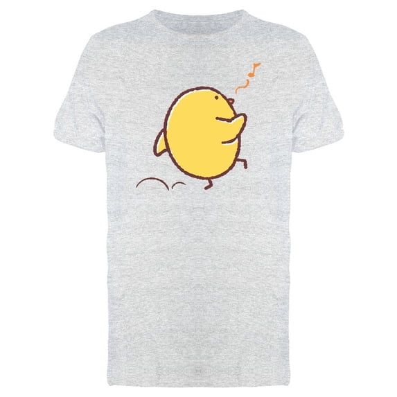 Cute Funny Chicken Walking Tee Men's -Image by Shutterstock