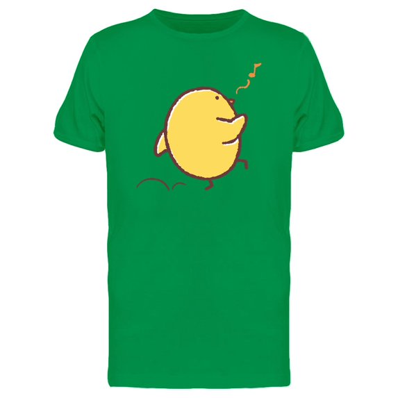 Cute Funny Chicken Walking Tee Men's -Image by Shutterstock