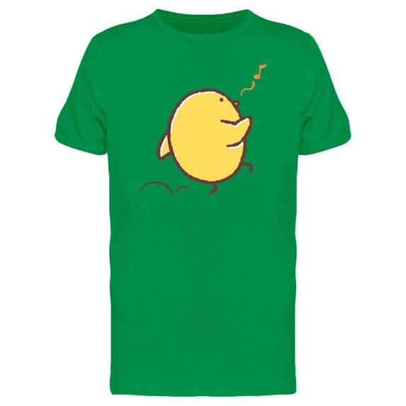 Cute Funny Chicken Walking Tee Men's -Image by Shutterstock