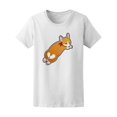 thumbnail image 1 of Cute Funny Corgi Lying Down T-Shirt Women -Image by Shutterstock, Female XX-Large, 1 of 2