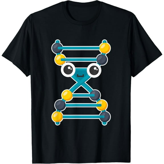 Cute Funny DNA T-ShirtMen and women, White Black T-shirt, size: Extra large S-388XL