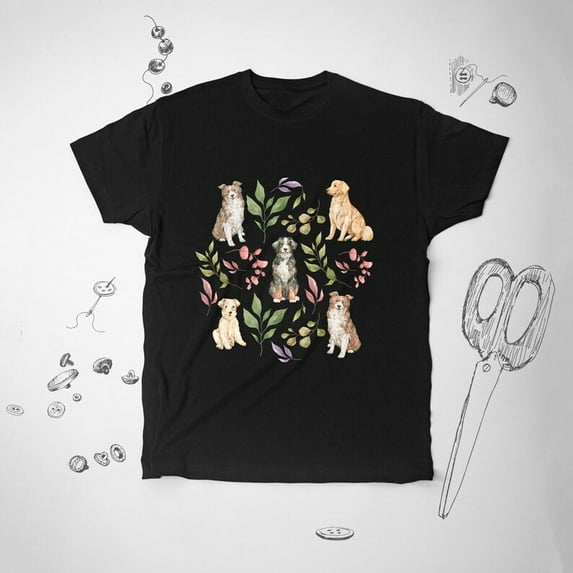 Cute Funny Dog Puppy Aesthetic Pet Animal Lover Graphic T Shirt Best,for unisex up to size 5XL