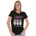 thumbnail image 1 of Cute Funny Easter With My Gnomies Womens Slim Fit Graphic Tee Brisco Brands S, 1 of 5