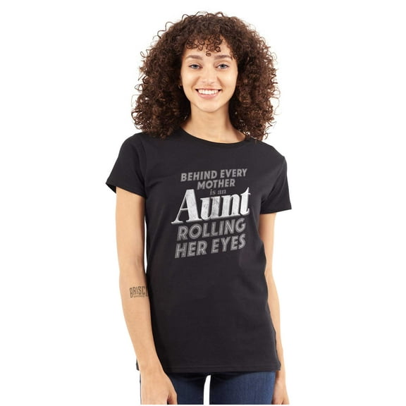 Cute Funny Favorite Cool Auntie Aunt Womens Fitted Plus Size Graphic Tee Brisco Brands 2X