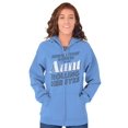 thumbnail image 1 of Cute Funny Favorite Cool Auntie Aunt Zip Hoodie Sweatshirt Women Brisco Brands 3X, 1 of 6