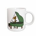 thumbnail image 1 of 3drose, Cute Funny Giraffe Playing Piano Cartoon, 15oz Mug, 1 of 6
