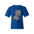 thumbnail image 1 of Cute Funny Hippo T-Shirt Juniors -Image by Shutterstock,  Large, 1 of 4