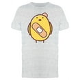 thumbnail image 1 of Cute Funny Injured Chick Cartoon T-Shirt Men -Image by Shutterstock, Male XX-Large, 1 of 2