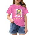 thumbnail image 1 of Cute Funny Little Dinosaur Girls Shirts Short Sleeve Super Soft Children's Place Girls' Sports 100% Cotton T-Shirts Plain Tees Tops Clothes for Kids, Sizes 3-13, 1 of 6
