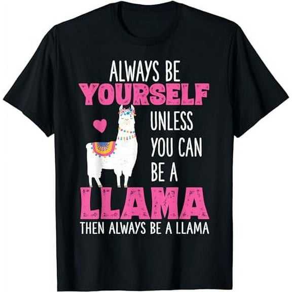 Cute Funny Llama Shirt Llamas Lover Shirts Girls Women T-Shirt