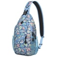 thumbnail image 1 of Cute and Funny Lobster Pattern Travel Sling Backpack Lightweight and Durable Multipurpose Crossbody Bag Ideal for Coastal Beach Hiking and Daily Commuting, 1 of 5