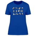 thumbnail image 1 of Cute Funny Pandas Doodles T-Shirt Women -Image by Shutterstock, Female Medium, 1 of 2