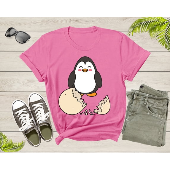 Cute Funny Penguin Hatched Egg Cutie Animal Adorable Sweet T-Shirt Penguin Lover Gift T Shirt for Men Women Kids Boys Girls Graphic Tshirt