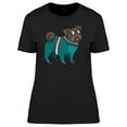 thumbnail image 1 of Cute Funny Pug With Clothes T-Shirt Women -Image by Shutterstock, Female XX-Large, 1 of 2