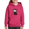 thumbnail image 1 of Cute Funny Vampire And Bats Hoodie Juniors -Image by Shutterstock,  x-Large, 1 of 4