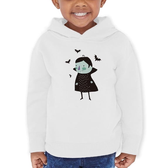 Cute Funny Vampire And Bats Hoodie Toddler -Image by Shutterstock, 4 Toddler