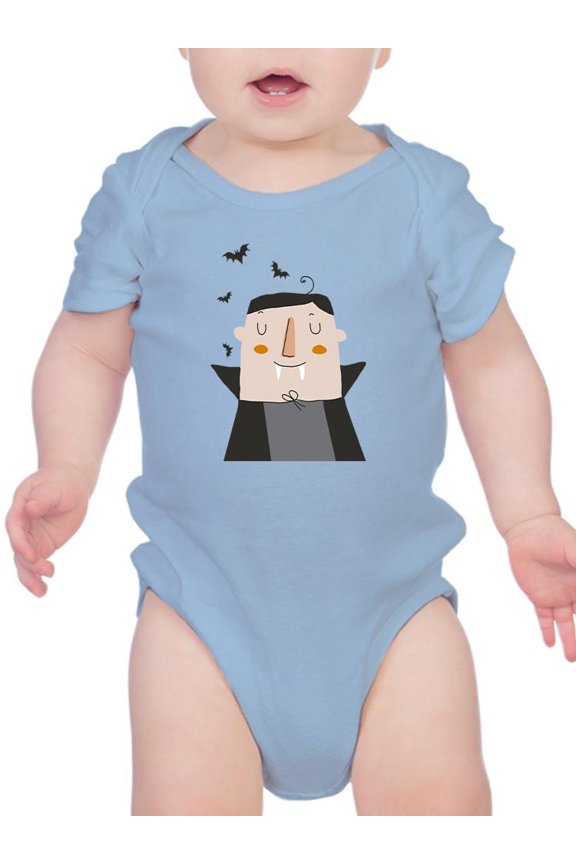 Cute Funny Vampire Relax Bodysuit Infant -Image by Shutterstock, Newborn