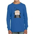 thumbnail image 1 of Cute Funny Vampire Relax Long Sleeve Toddler -Image by Shutterstock,  5 Toddler, 1 of 4