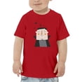 thumbnail image 1 of Cute Funny Vampire Relax T - Toddler T-Shirt, Red, 1 of 4