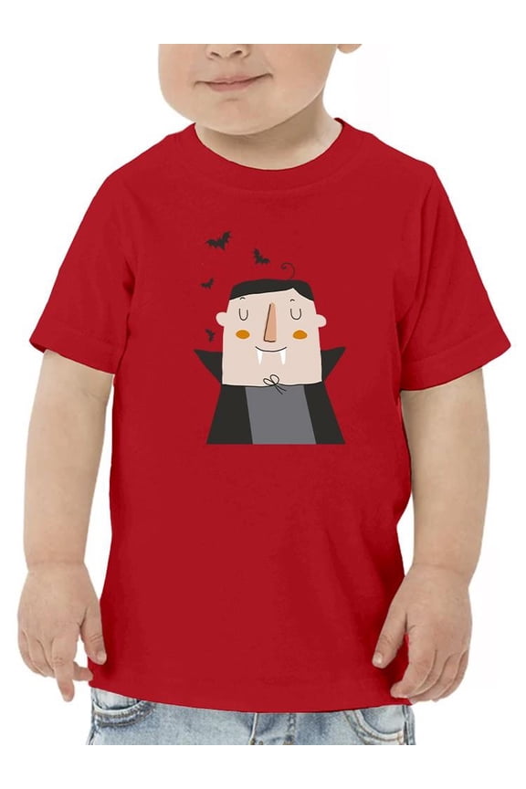 Cute Funny Vampire Relax T - Toddler T-Shirt, Red