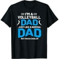 thumbnail image 1 of Cute Funny Volleyball Gift For Dads and Men T-Shirt, 1 of 4