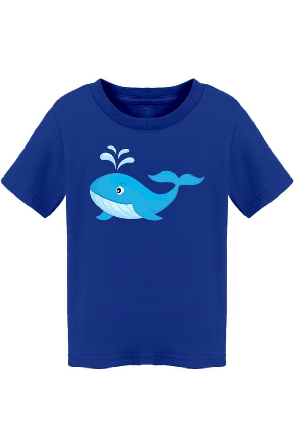 Cute Funny Whale T - Toddler T-Shirt