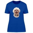 thumbnail image 1 of Cute Furry Maltese Poodle Dog T-Shirt Women -Image by Shutterstock, Female Large, 1 of 2