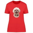 thumbnail image 1 of Cute Furry Maltese Poodle Dog T-Shirt Women -Image by Shutterstock, Female Large, 1 of 2
