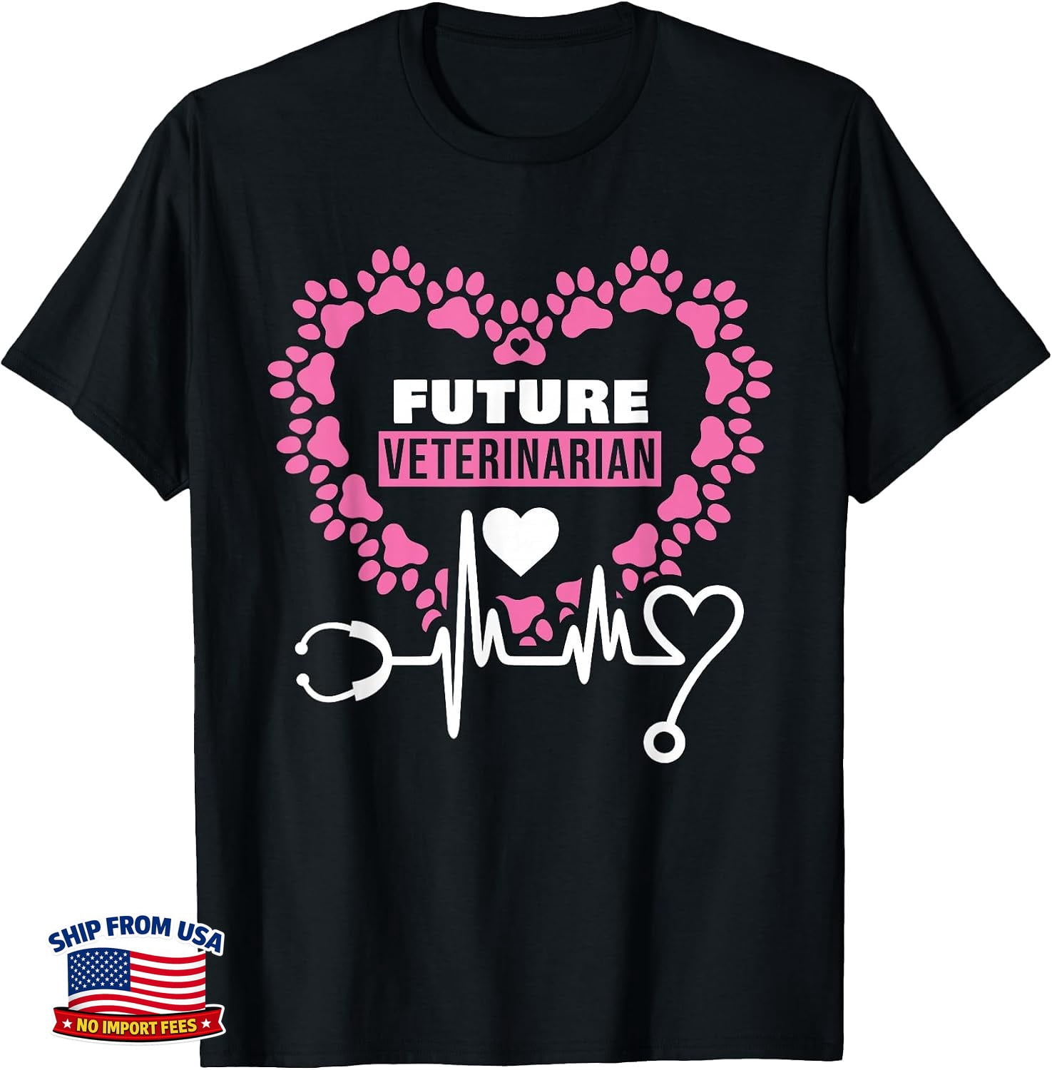Future Slippers Cute Future Veterinarian Doctor Animals Lover Veterinarians T-Shirt ...