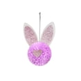 thumbnail image 1 of Cute Fuzzy Bunny Ear Tail Ornaments for Easter Tree Wreath, 12-Piece Hanging Decor Set – Soft Fabric Poms with Ribbon Loop, Effortless Holiday Garland Accent for Door Window Party Centerpiece, 1 of 1