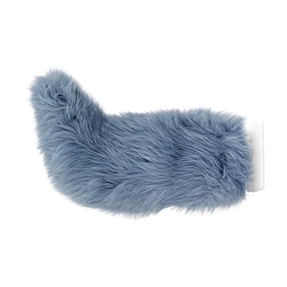 Cute Fuzzy Tail Car Decoration, Animal Tail Trunk Charm, Car Accessories, Stylish Aesthetic, Exterior & Interior Accent, Blue, 11.81*3.94",1 Count