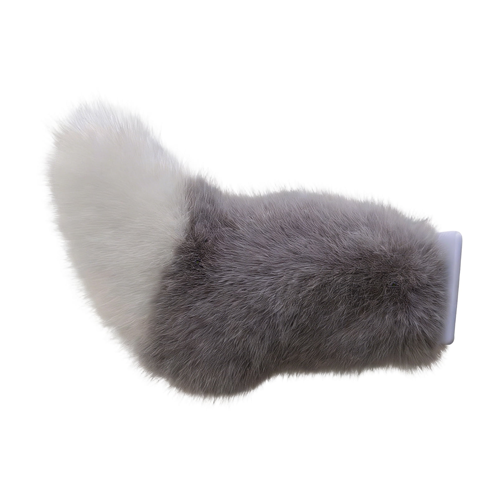 Cute Fuzzy Tail Car Decoration, Electric Animal Tail Auto Accessory, Trunk Charm Ornament for Vehicle Aesthetics and Exterior Decor