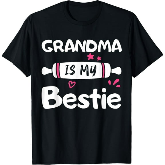 Cute GRANDMA is My Bestie Spoiled Family Reunion Matching T-Shirt