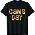 thumbnail image 1 of Cute Game Day Leopard Baseball Softball Mom Life Mom of Both T-Shirt, 1 of 3