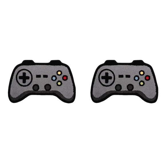 Cute Gaming Rug 15.75"x23.62" - Cartoon Game Controller Floor Mat, Non- Absorbent Machine Washable, for Game Room, Shower, Door Mat, Soft Indoor Carpet