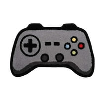 Cute Gaming Rug Cartoon Game Console Controller Floor Mat Non Soft Absorbent Washable Game Room Carpet Indoor Shower Mat