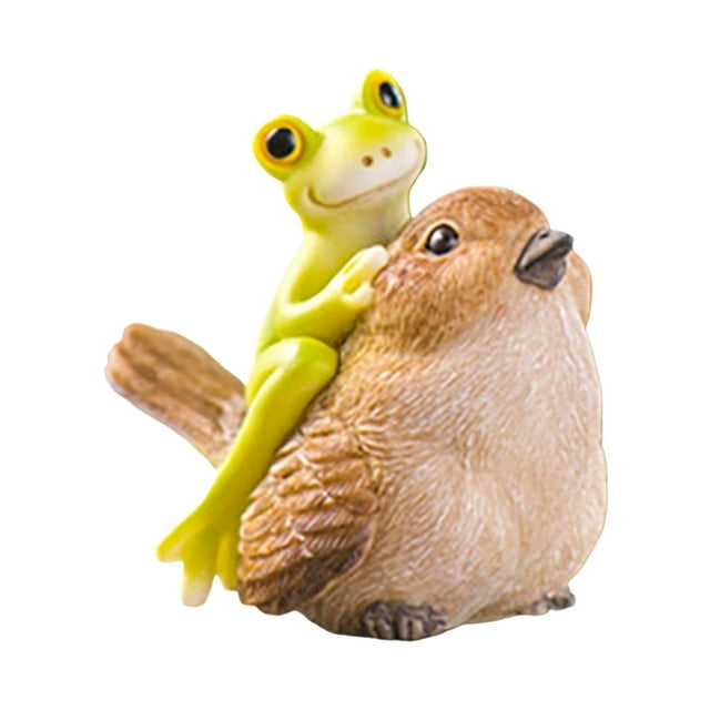 Cute Garden Statue Miniature Fairy Garden & Terrarium Reading Book On