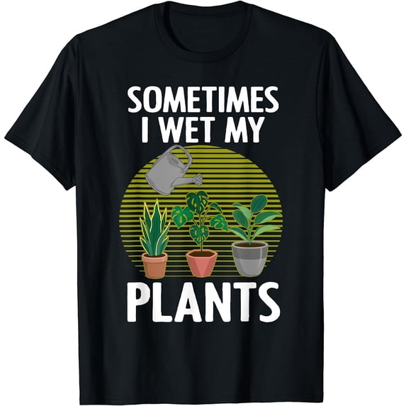 Cute Gardening For Men Women Plants Gardener Plant Lovers T-Shirt Black Small