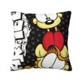 Cute Garfield Throw Pillow Cover 24x24 Decorative Pillowcase Soft