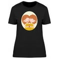 thumbnail image 1 of Cute Gemini Zodiac Girls Cartoon T-Shirt Women -Image by Shutterstock, Female Large, 1 of 2