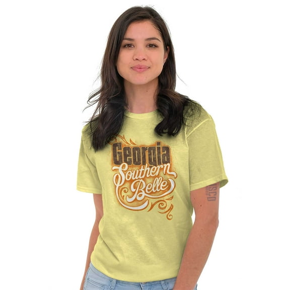 Cute Georgia Southern Belle GA Pride Women's Graphic T Shirt Tees Brisco Brands L