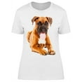 thumbnail image 1 of Cute German Boxer Puppy  T-Shirt Women -Image by Shutterstock, Female x-Large, 1 of 2